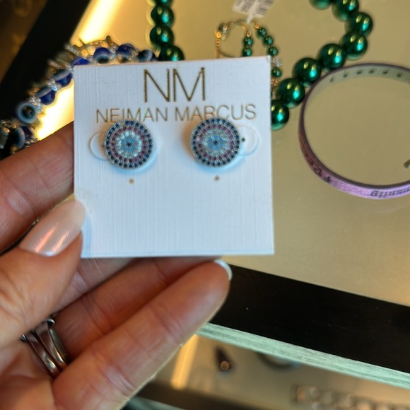 Evil Eye Earrings From Neiman Marcus - Picture 2 of 2